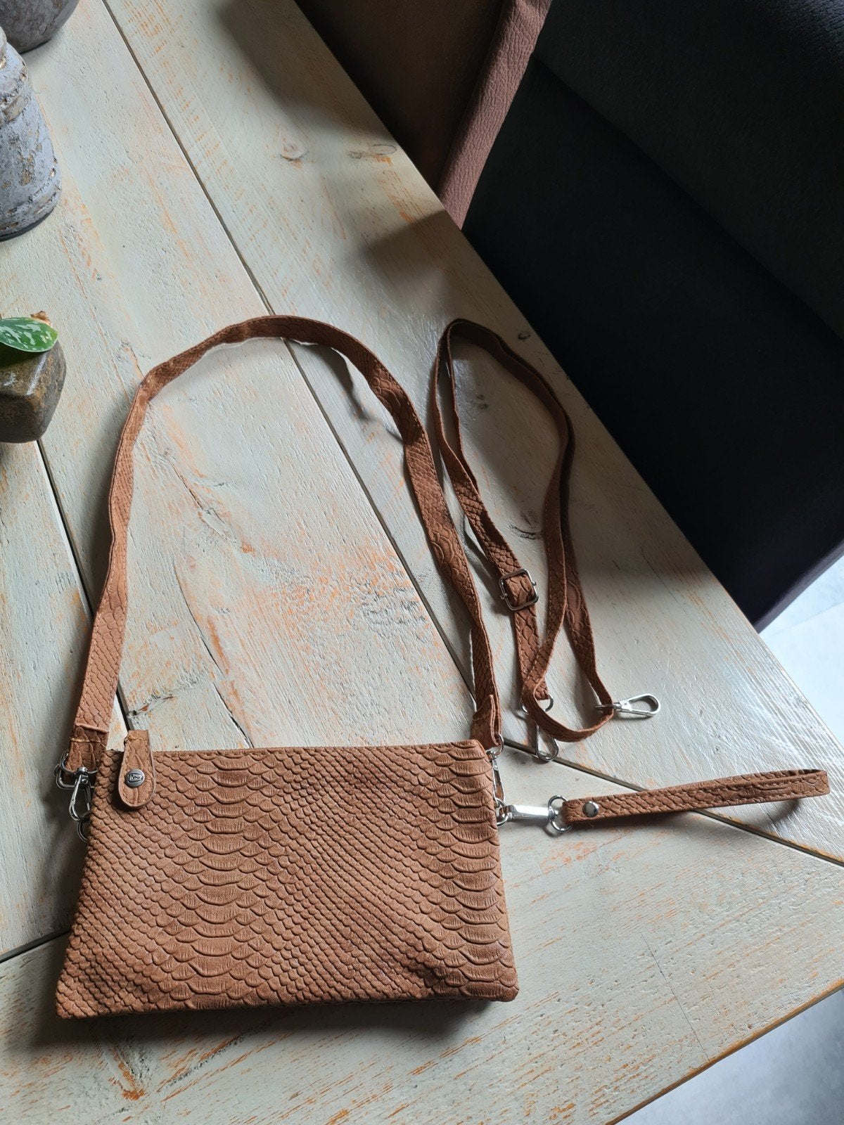 dame's tas bruin, Ophalen of Verzenden, Nieuw, Bruin, Handtas