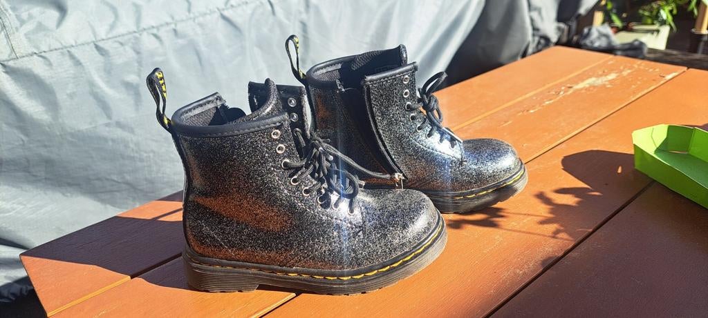 Dr. Martens glitter schoenen maat 27, Dr. Martens, Gebruikt, Meisje, Schoenen