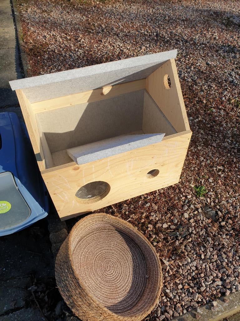 Katten huisje uniek, Dieren en Toebehoren, Ophalen of Verzenden, Nieuw, Overige