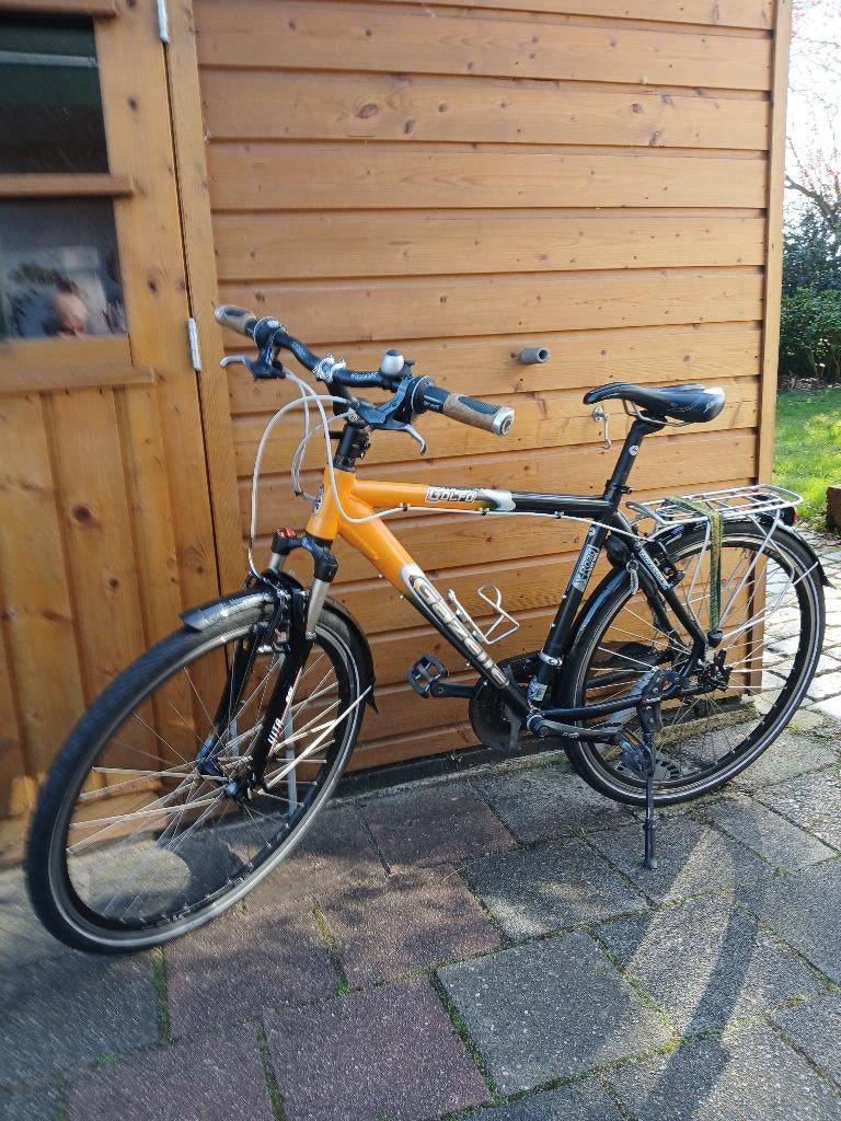 Herenfiets Gazelle Golfo alu-lite, Fietsen en Brommers, Ophalen, Gebruikt, Velgrem, Versnellingen