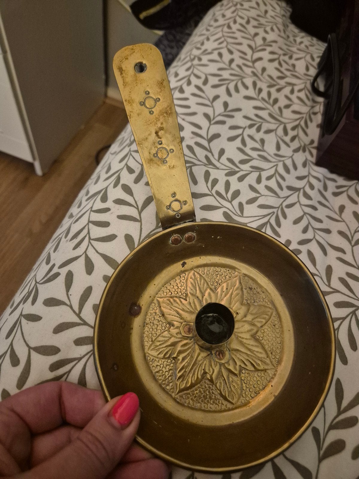 Kandelaar brons € 35,-, Ophalen of Verzenden, Koper of Brons