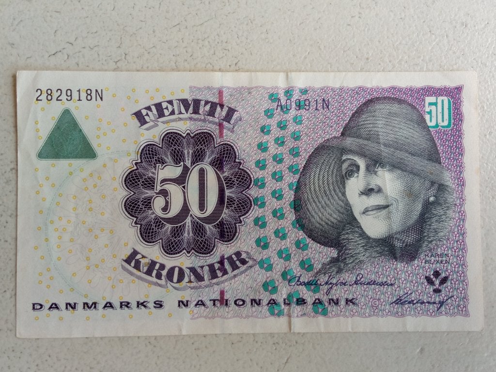 Denemarken 50 kronen 1999., Postzegels en Munten, Bankbiljetten | Europa | Niet-Eurobiljetten, Ophalen of Verzenden, Overige landen