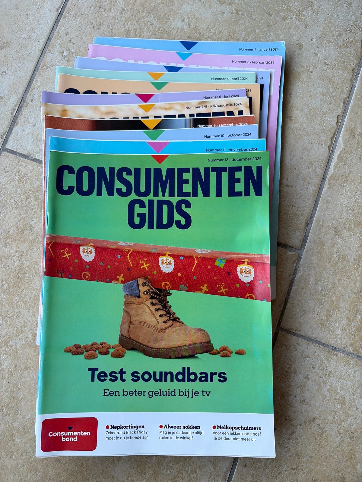 Consumentengids 2024 - Complete Jaargang (12 nummers), Ophalen of Verzenden, Zo goed als nieuw, Overige typen