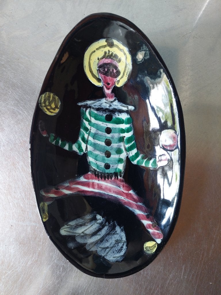Guerrieri Murano Clown design Keramiek, Ophalen of Verzenden