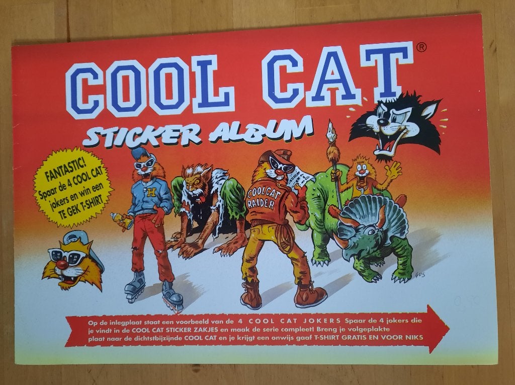 Cool Cat Sticker Album - Leeg Album, Ophalen of Verzenden