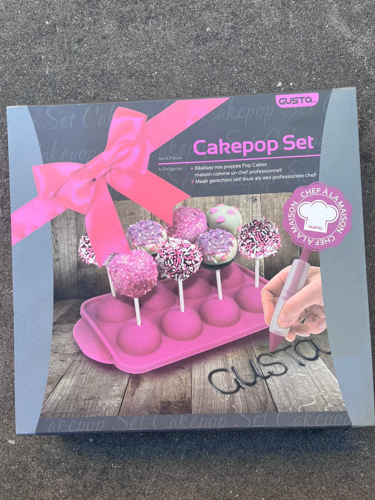 Gusta Cakepop Set, Hobby en Vrije tijd, Ophalen of Verzenden, Zo goed als nieuw, Taarten of Cupcakes, Versiering