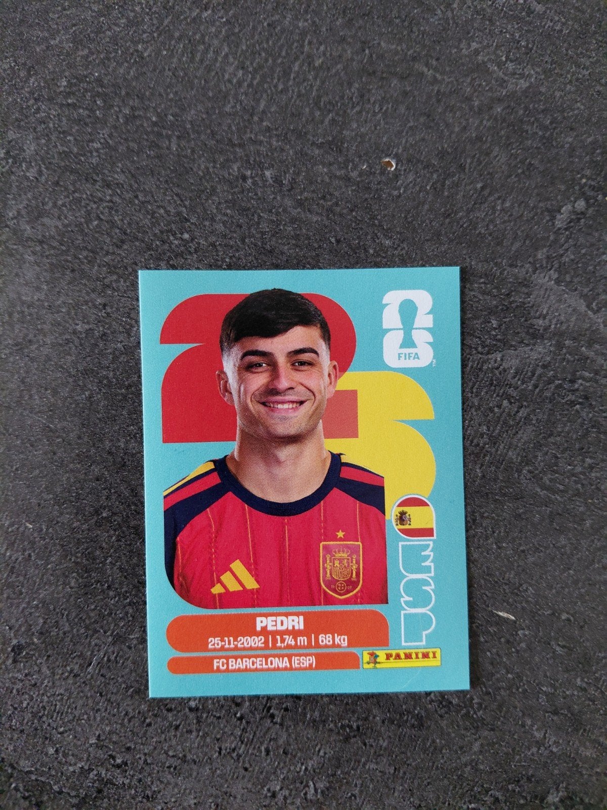 Pedri (spanje) panini wk 2026 sticker, Ophalen of Verzenden, Nieuw, Buitenlandse clubs, Poster, Plaatje of Sticker