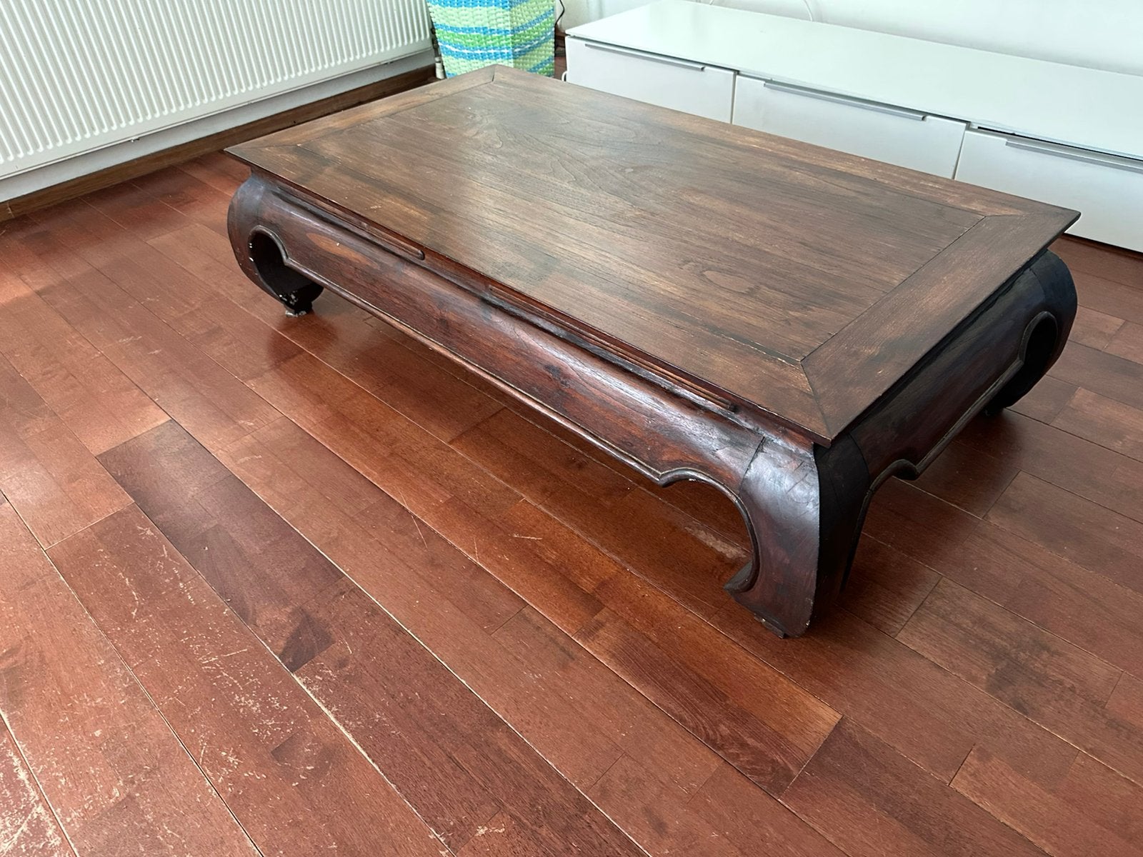 Salontafel  opium tafel - gratis af te halen Rotterdam Noord, Ophalen, Gebruikt, 100 tot 150 cm, Teakhout