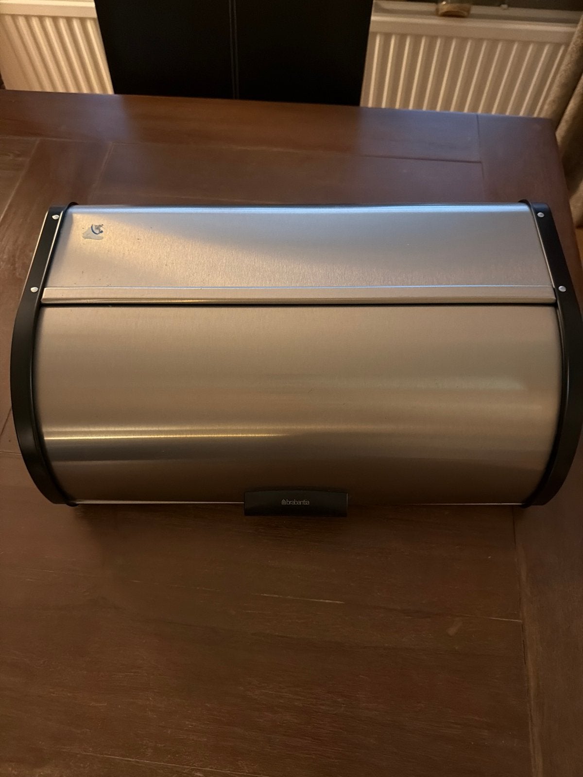 Brabantia Broodtrommel - RVS met Zwarte Details, Ophalen, Gebruikt, Zilver, Metaal