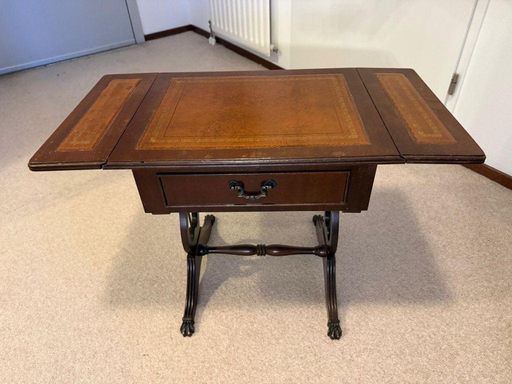 Engels Hangoor tafeltje ( drop-leaf table ), Huis en Inrichting, Ophalen, Minder dan 55 cm, Gebruikt, Klassiek