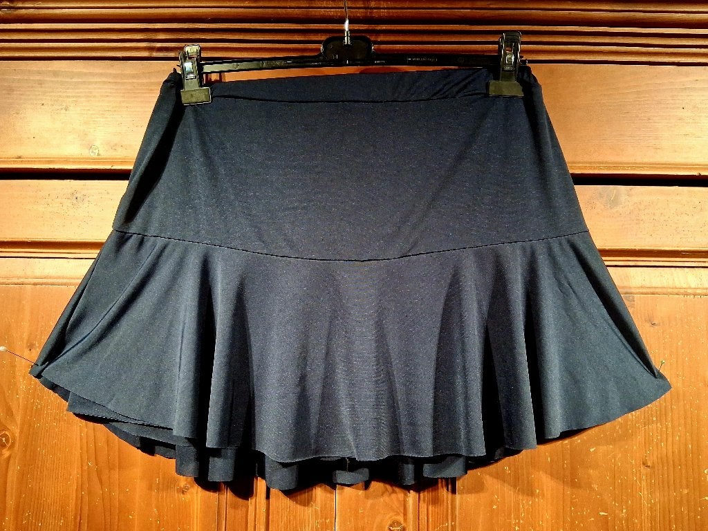 Skort donkerblauw stretch One Size, Ophalen of Verzenden, Zo goed als nieuw, Blauw, Rok