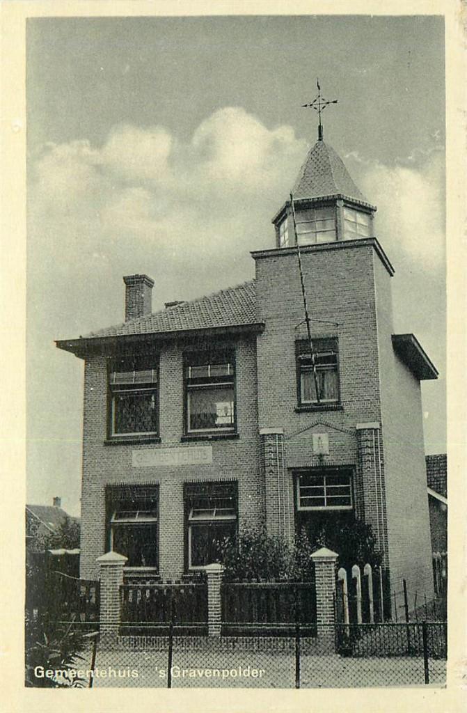701-335-037 s Gravenpolder Gemeentehuis, Verzenden, Voor 1920, Zeeland