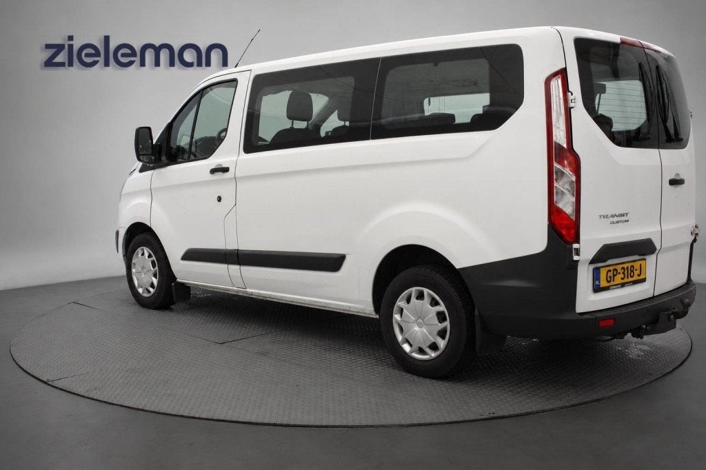 Ford TRANSIT CUSTOM 300 2.2 TDCI L1H1 Trend 9 Persoons - Air, Auto's, Euro 5, 101 pk, Gebruikt, Wit