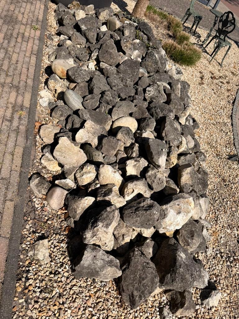 Grote partij keien, Tuin en Terras, Grind, Keien en Split, Ophalen, Gebruikt, Multi, Kei