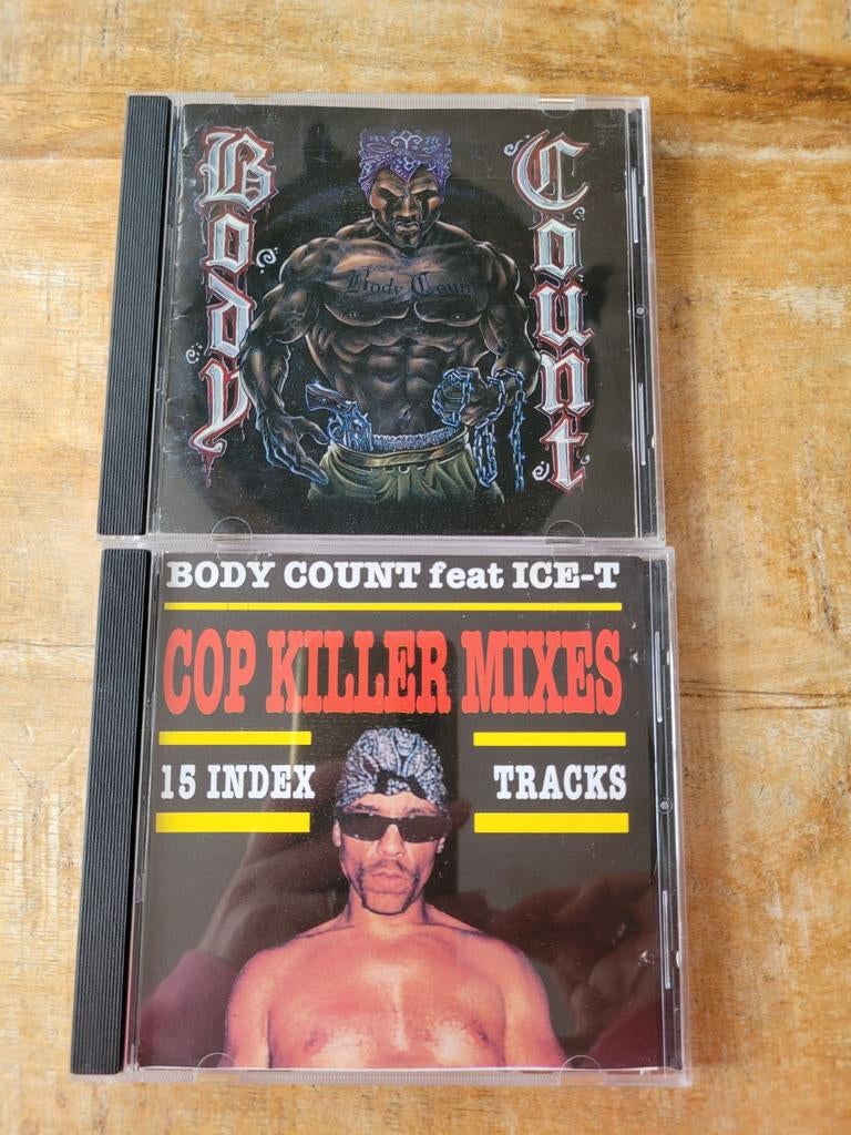 2 cd's Body Count incl originele verboden nr COP KILLER, Ophalen of Verzenden, Zo goed als nieuw