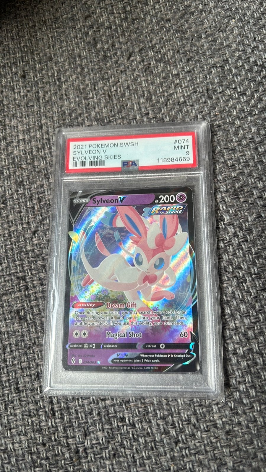 Pokemon kaart psa, Ophalen, Zo goed als nieuw