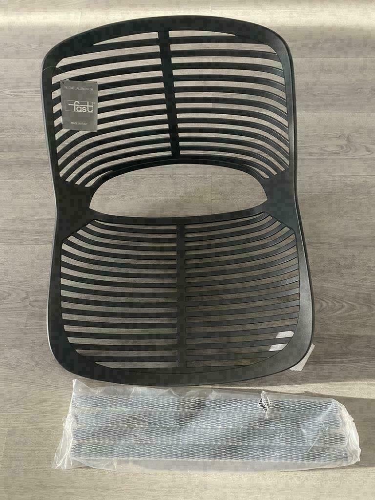 Fast Niwa design tuinstoel metallic grey nieuw, Ophalen of Verzenden, Nieuw