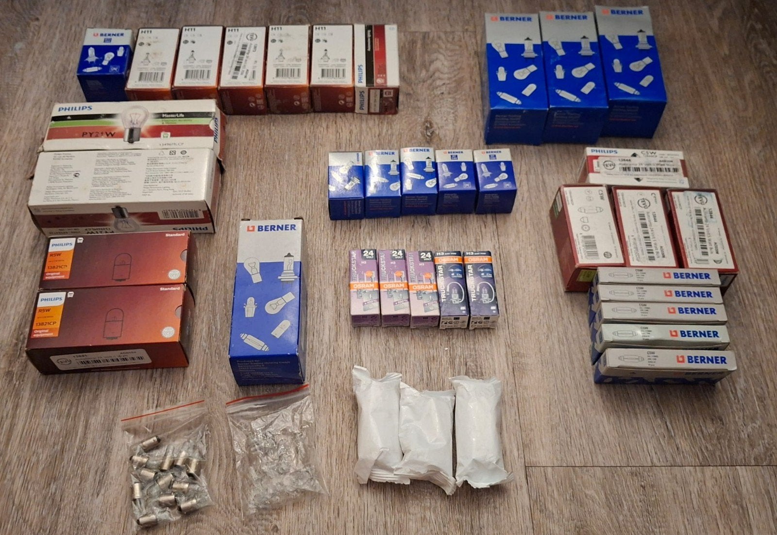 Vrachtauto verlichting en tacho rol - Diverse lampen 24V, Ophalen, Nieuw