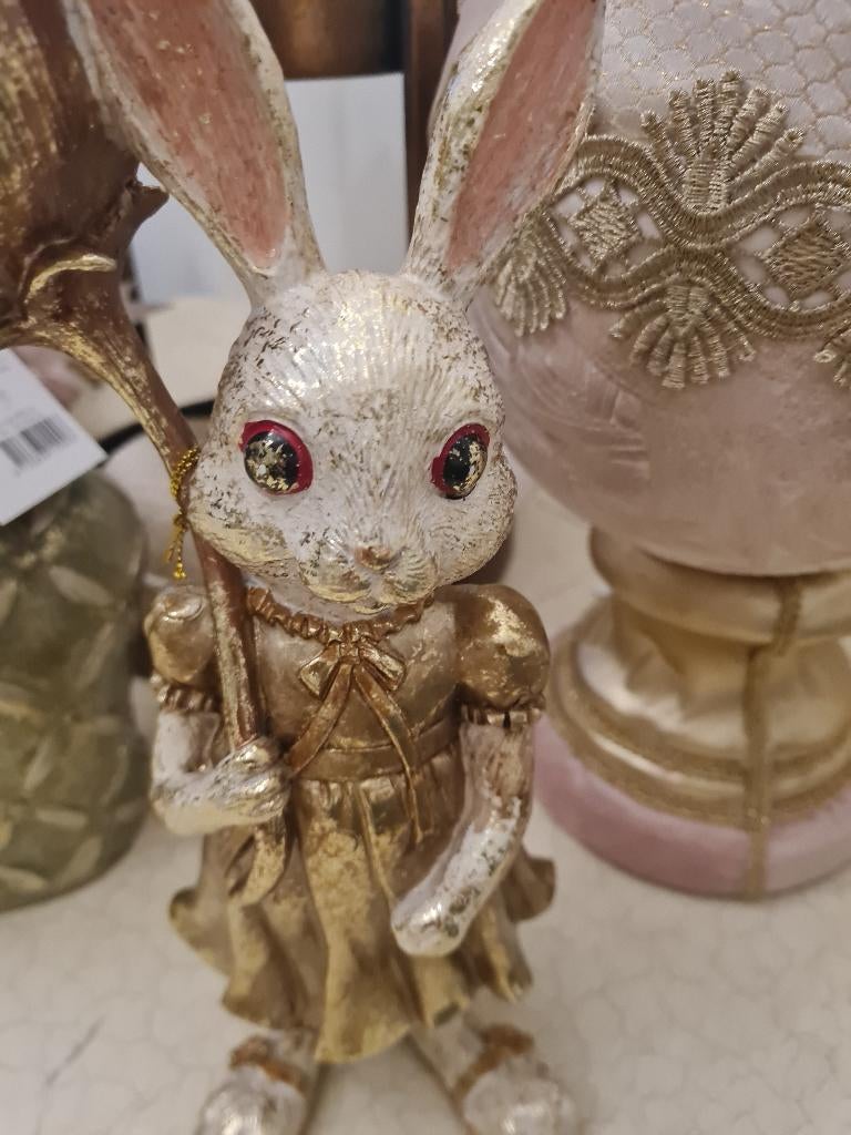 Barok paashaasje merk Clayre & Eef, Heikant 21 Kaatsheuvel, Belle Vieille Brocante, Nieuw, Ophalen of Verzenden