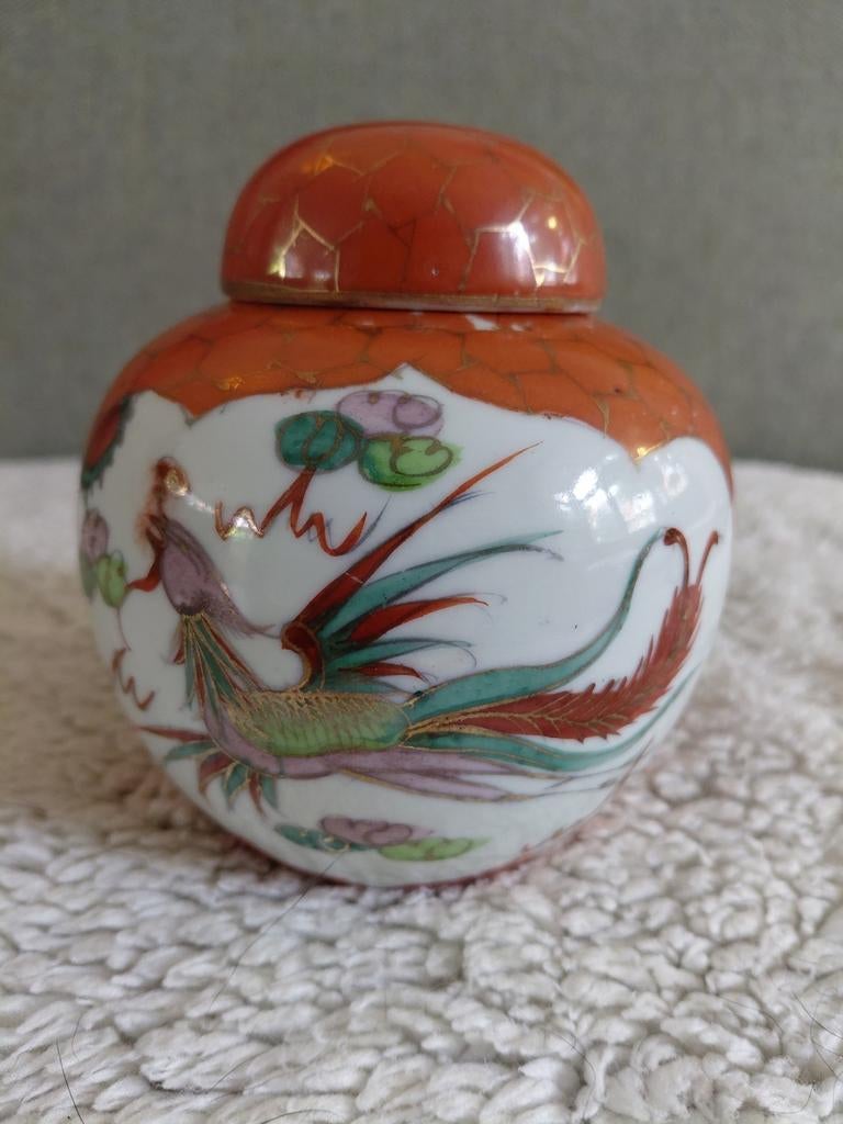 Origineel chinees gemberpotje uit de Jingdezhen periode, Ophalen of Verzenden