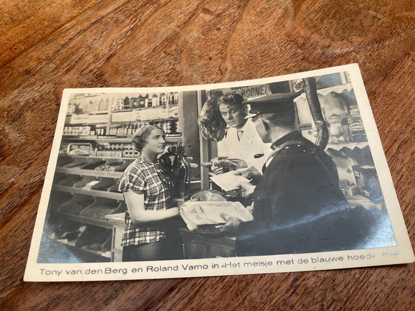 Lido Leiden film reclame 1930 Meisje met de blauwe hoed, Ophalen of Verzenden, 1920 tot 1940