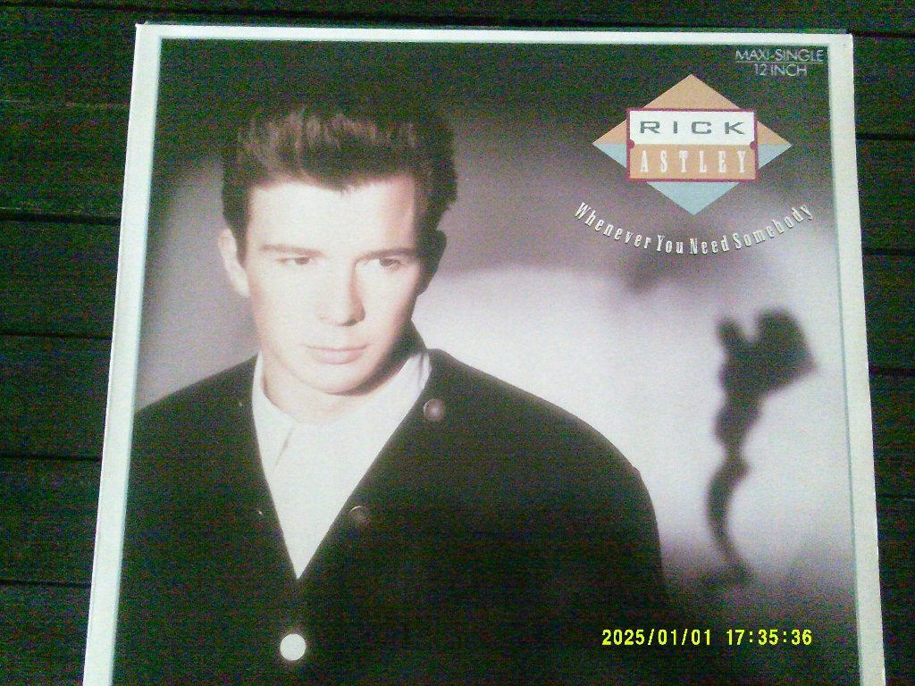 rick astley maxi single, Ophalen, LP, Zo goed als nieuw, Pop