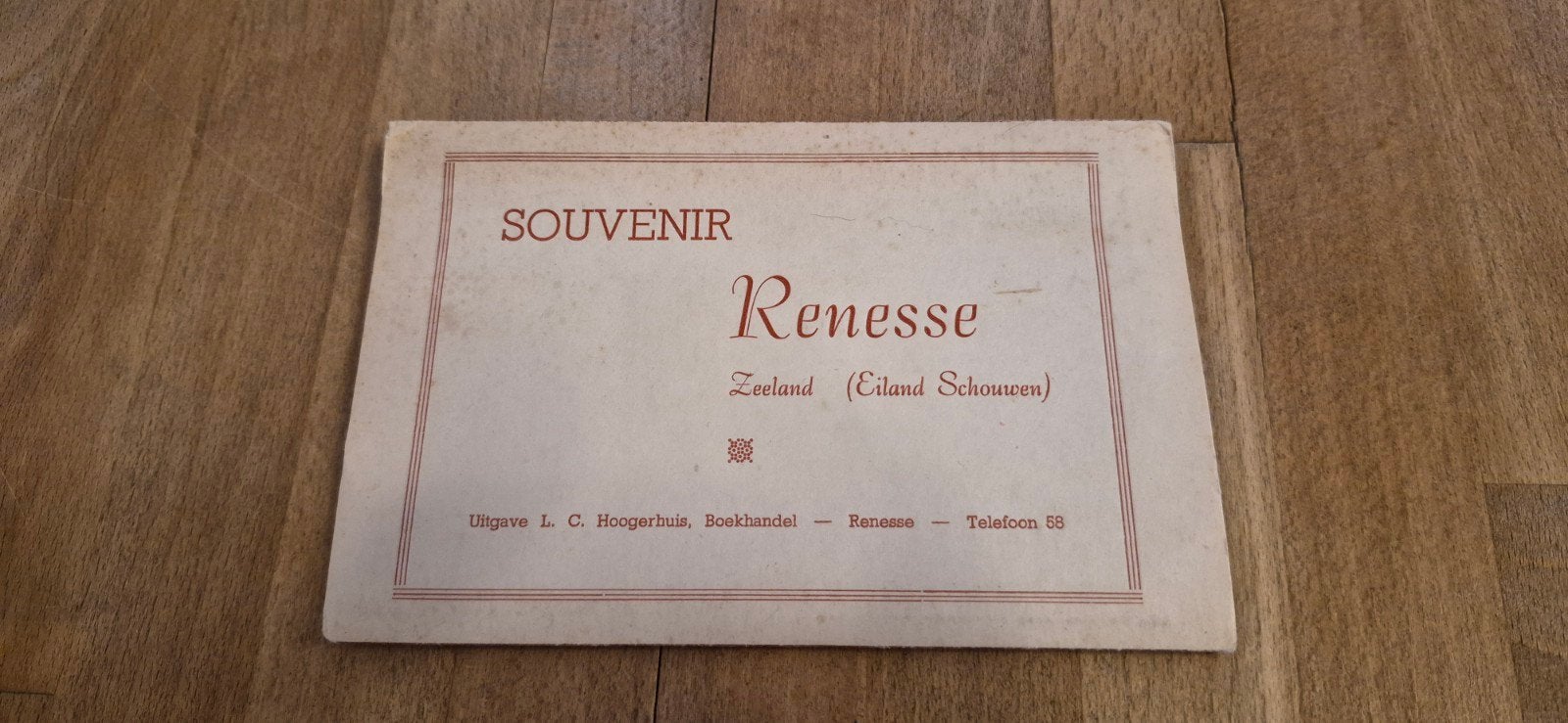 Souvenir Renesse Zeeland (Eiland Schouwen) - Oude Ansichten, Ophalen of Verzenden, 1920 tot 1940, Gelopen, Zeeland