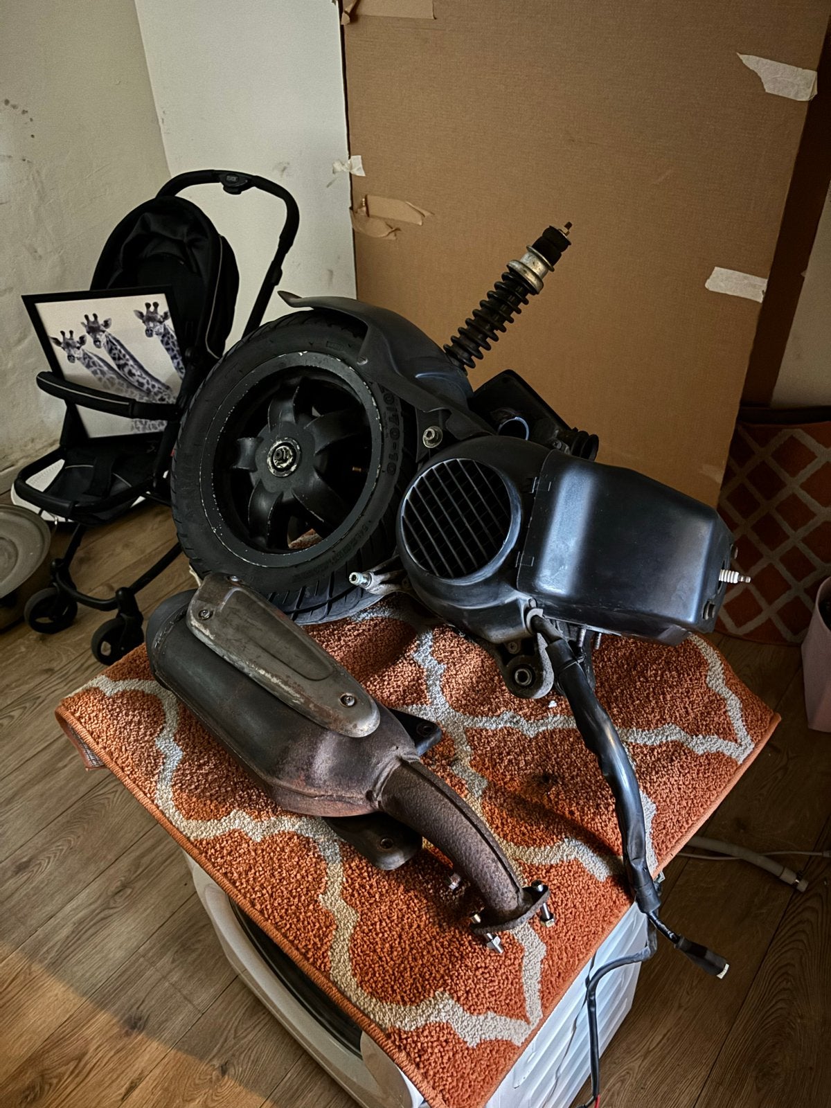 Piaggio Skipper 125cc 2T Motorblok (AC) - Zeer Net & Schoon!, Ophalen, Gebruikt, Blok, Piaggio