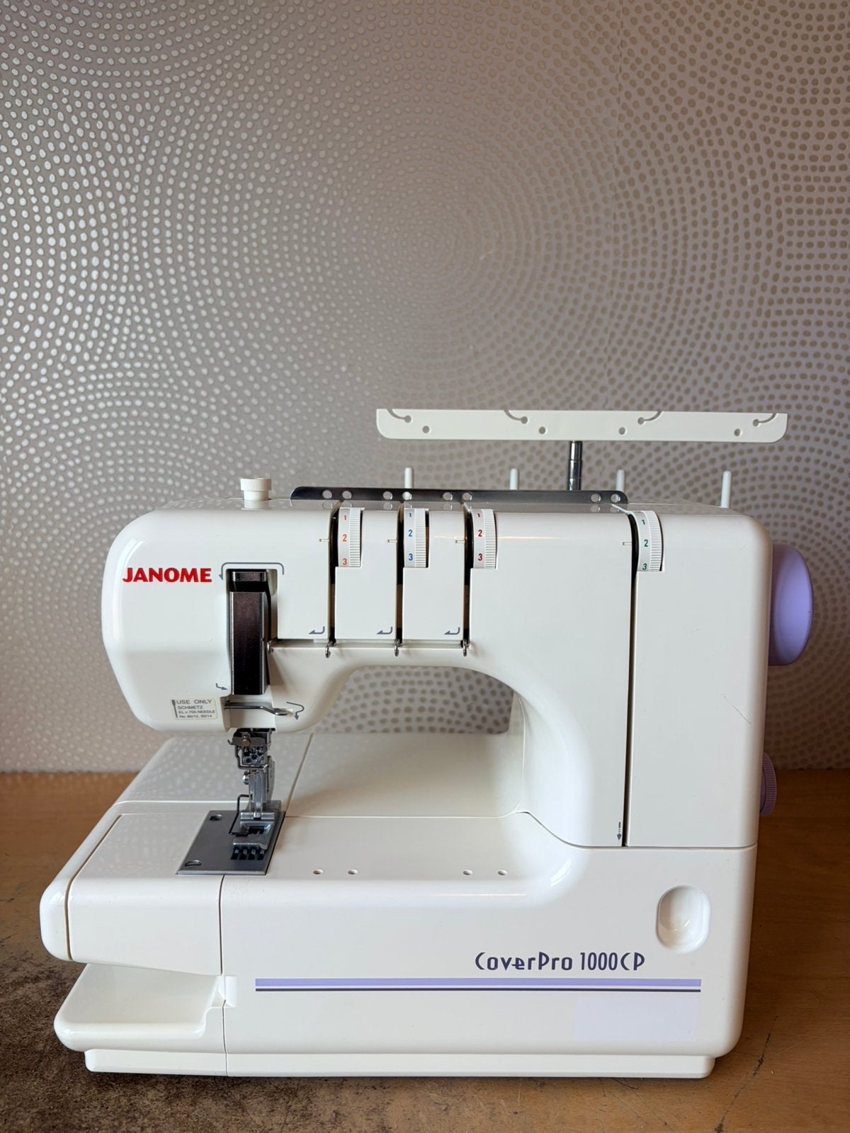 COVERLOCKMACHINE JANOME COVERPRO 1000CP, Ophalen of Verzenden, Gebruikt, Lockmachine, Janome
