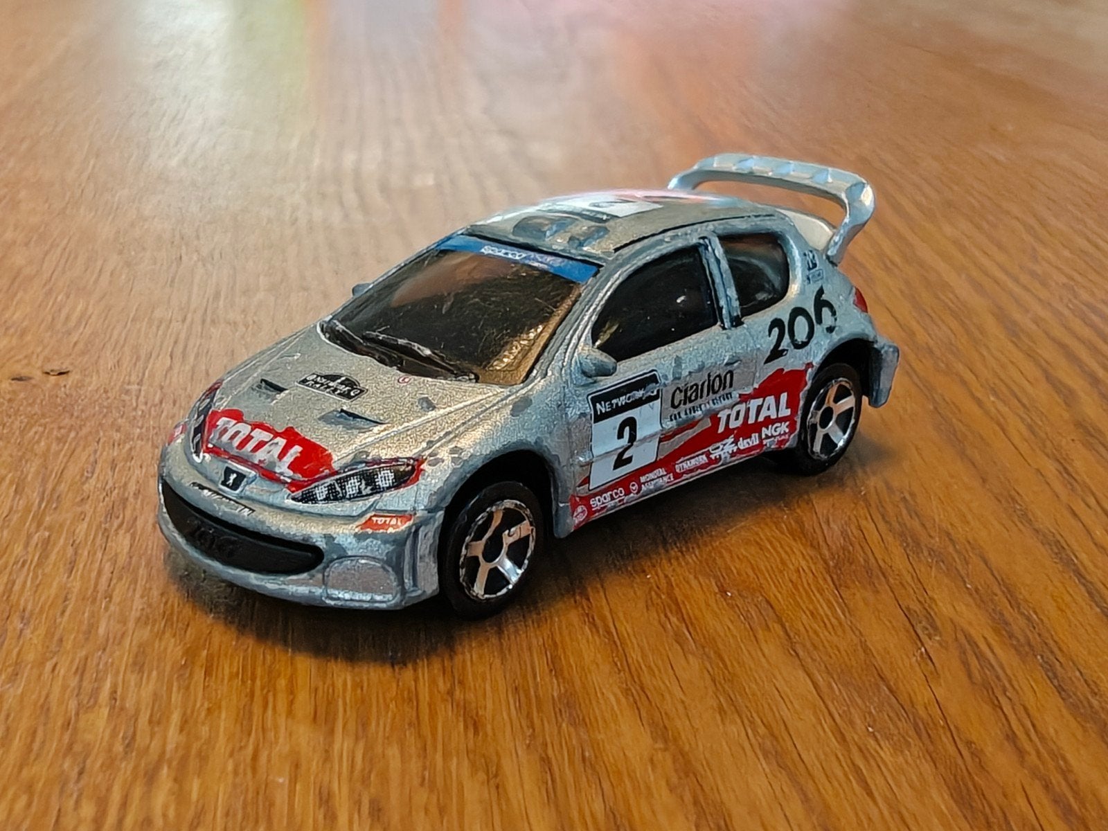 Majorette Peugeot 206 WRC, Ophalen of Verzenden, Zo goed als nieuw, Auto