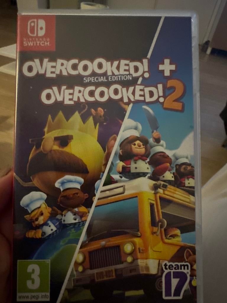 Overcooked! Special Edition + Overcooked! 2 Nintendo Switch, 1 speler, Ophalen of Verzenden, Gebruikt, Vanaf 3 jaar