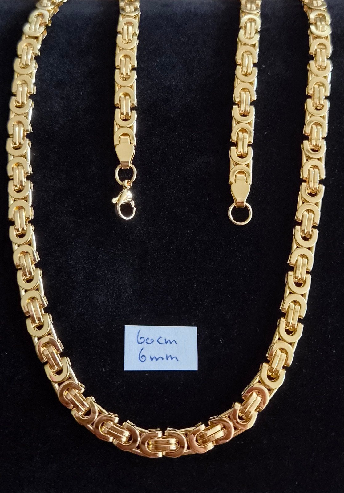 Stoere Koningsketting 60cm 6mm, Ophalen of Verzenden, Nieuw, Goud