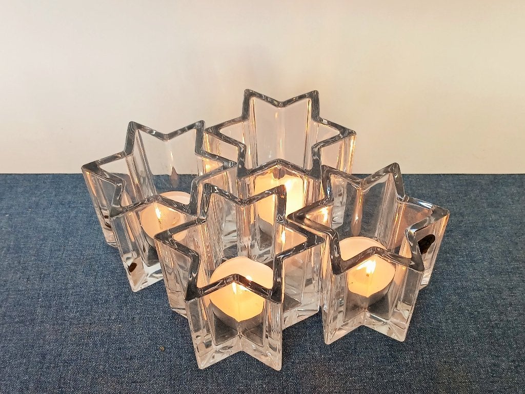 Set 4 Sfeerlichten Stella Royal Crystal Rock, Ophalen of Verzenden