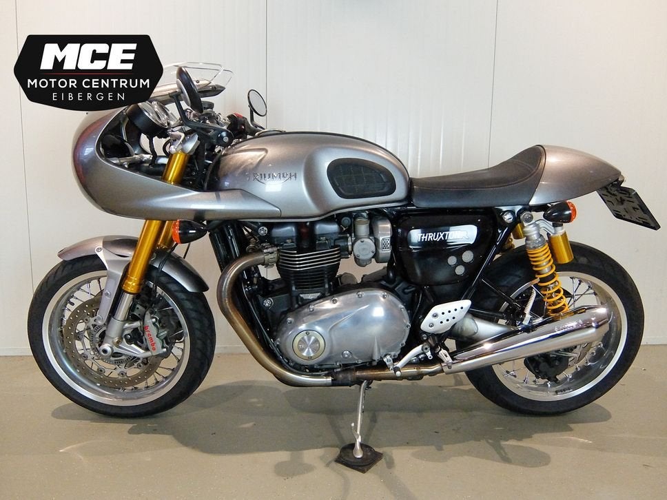 TRIUMPH THRUXTON 1200 R (bj 2016), Motoren, 2 cilinders, Motorrijbewijs A, Bedrijf, Onbekend