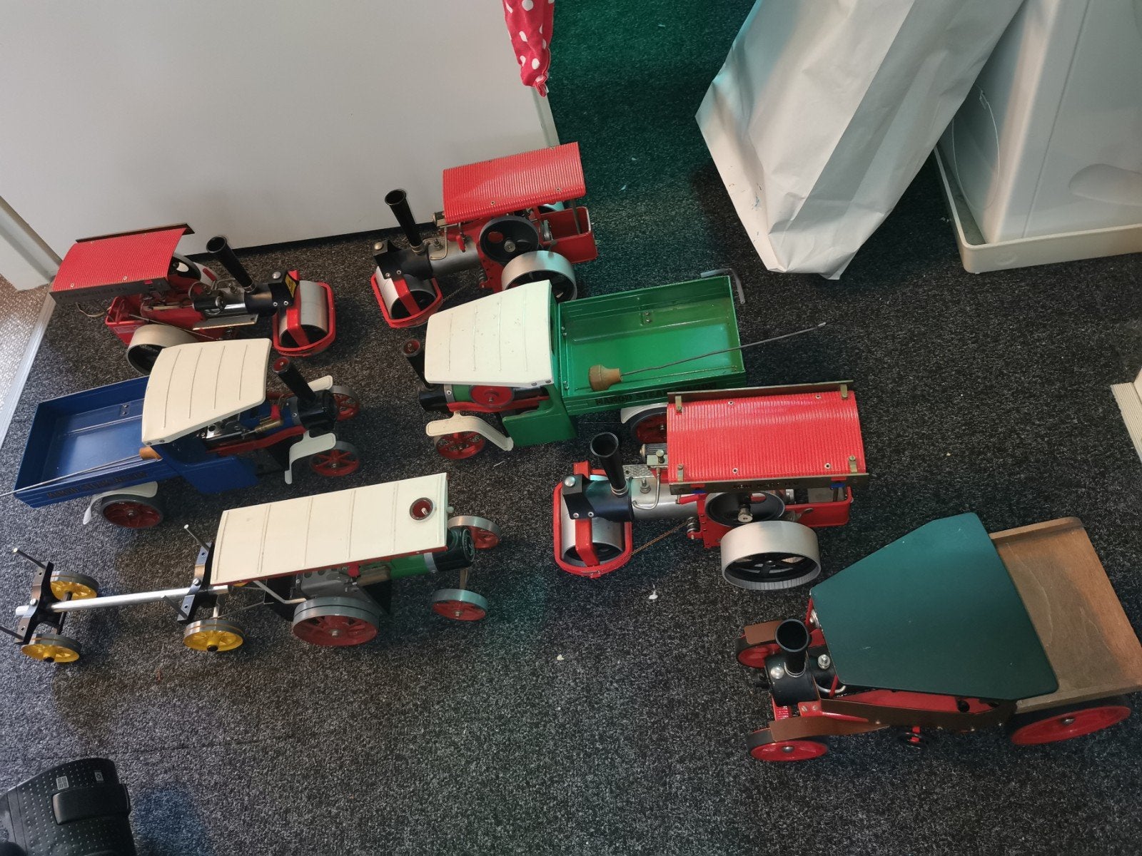 Wilesco & Mamod Stoommachines en Voertuigen Collectie, Ophalen, Gebruikt, Groter dan 1:32