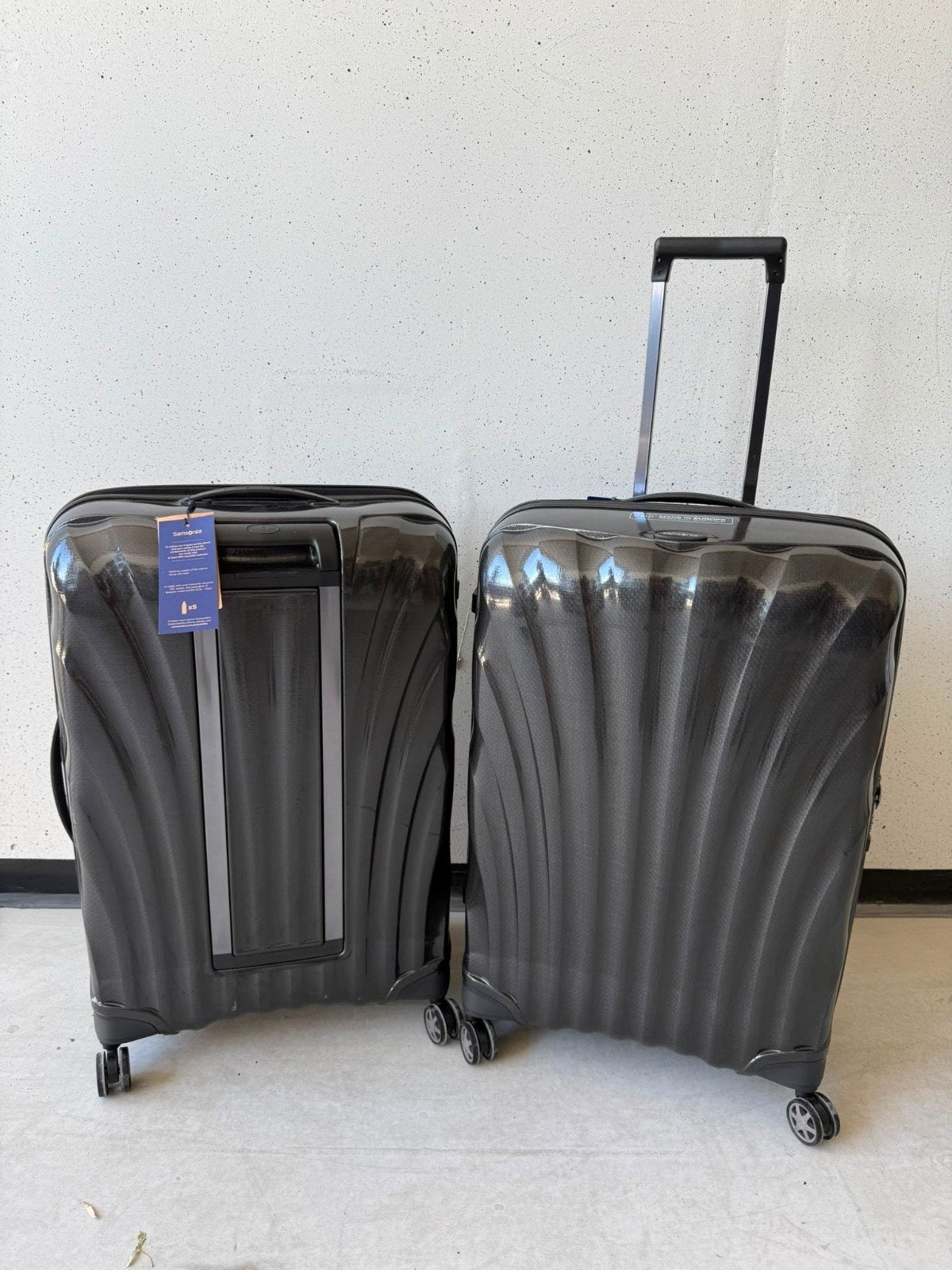 Samsonite C-Lite Spinner 75/28 94L Zwart – Nieuw met labels, Hard kunststof, Ophalen of Verzenden, 70 cm of meer, Nieuw