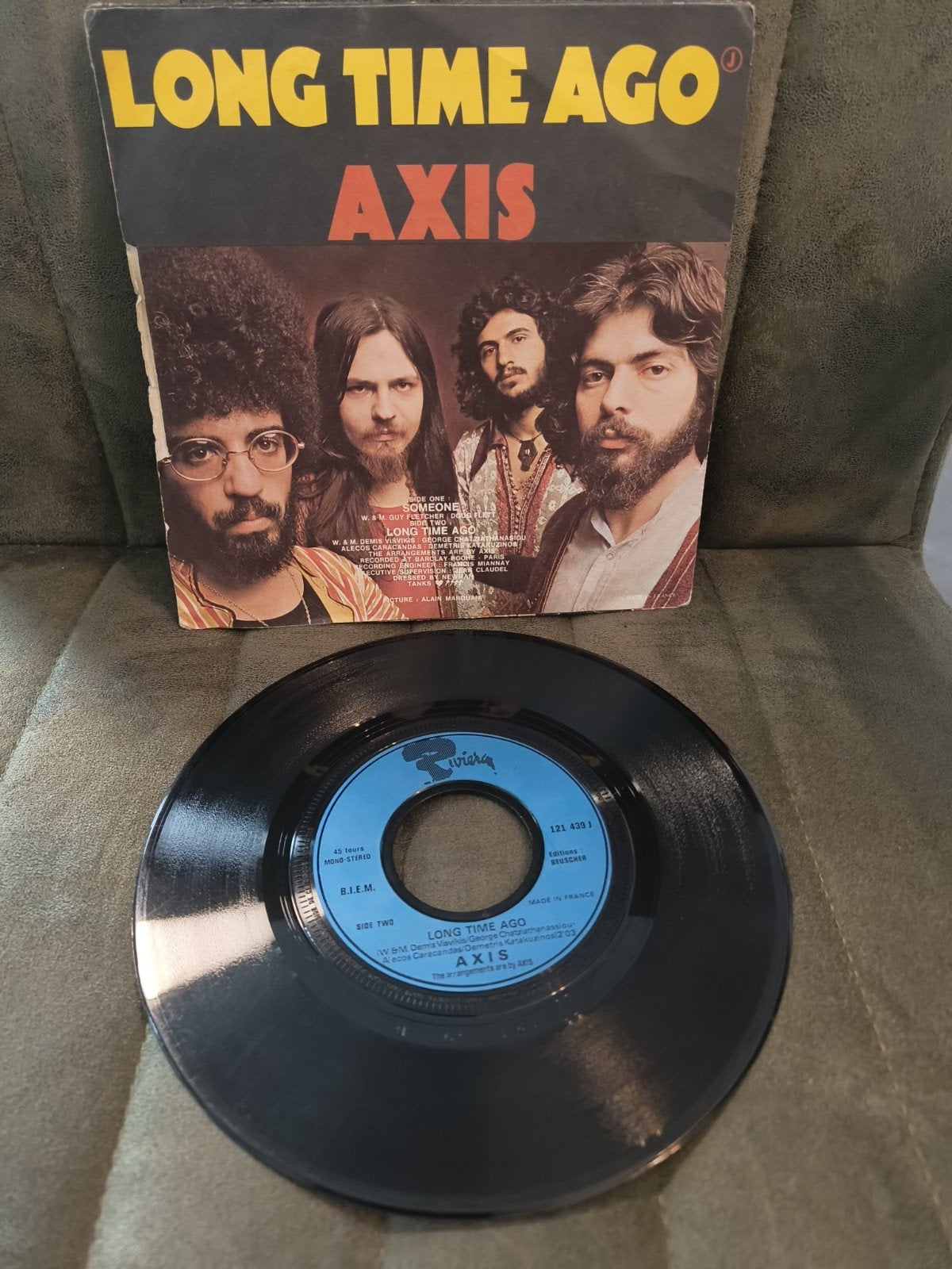 Axis - Someone / Long Time Ago (Vinyl Single), Gebruikt, Fotohoes, 7 inch, Ophalen of Verzenden
