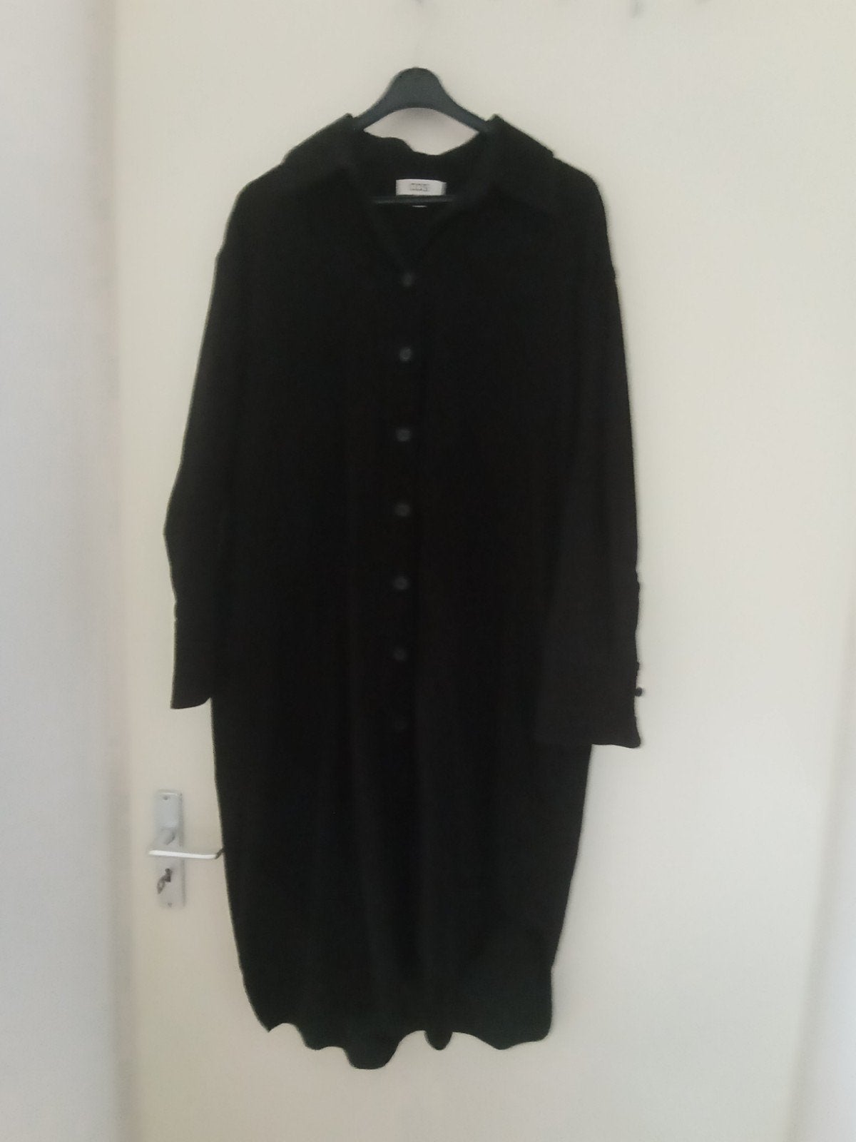 overhemd jurk Cos corduroy zwart maat M &L, COS, Verzenden, Zwart, Maat 42/44 (L)