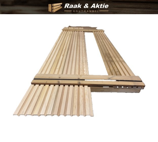 1.87 m2 triple rhombus profiel / Red Cedar - nr: hp109