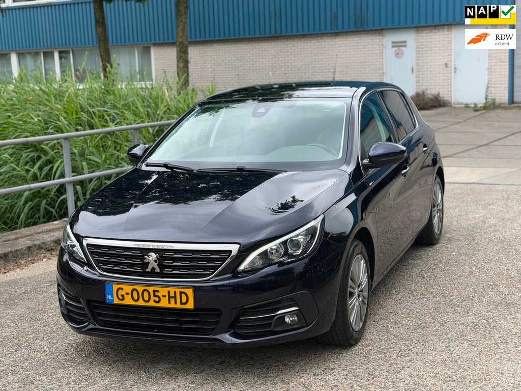Peugeot 308 1.2 PureTech Blue Lease Premium!2019!Automaat!Pa, Gebruikt, Euro 6, 1199 cc, Blauw