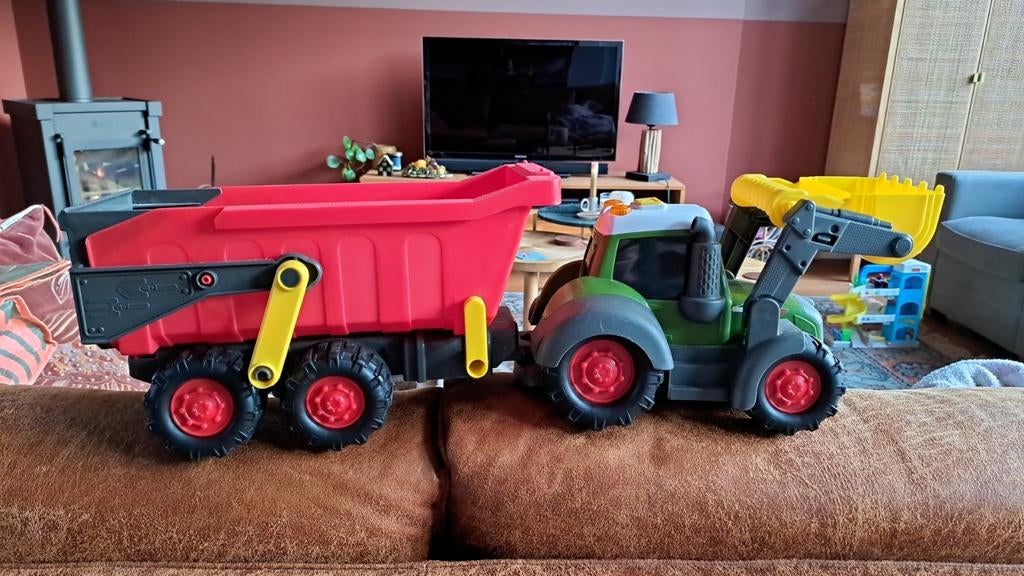 Dickie Toys speelgoed tractor, Ophalen of Verzenden, Gebruikt, Tractor of Landbouw, Overige merken