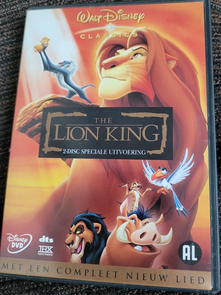 The lion king disney dvd timon pumba mufassa simba scar 2 di, Alle leeftijden, Ophalen of Verzenden, Zo goed als nieuw, Amerikaans