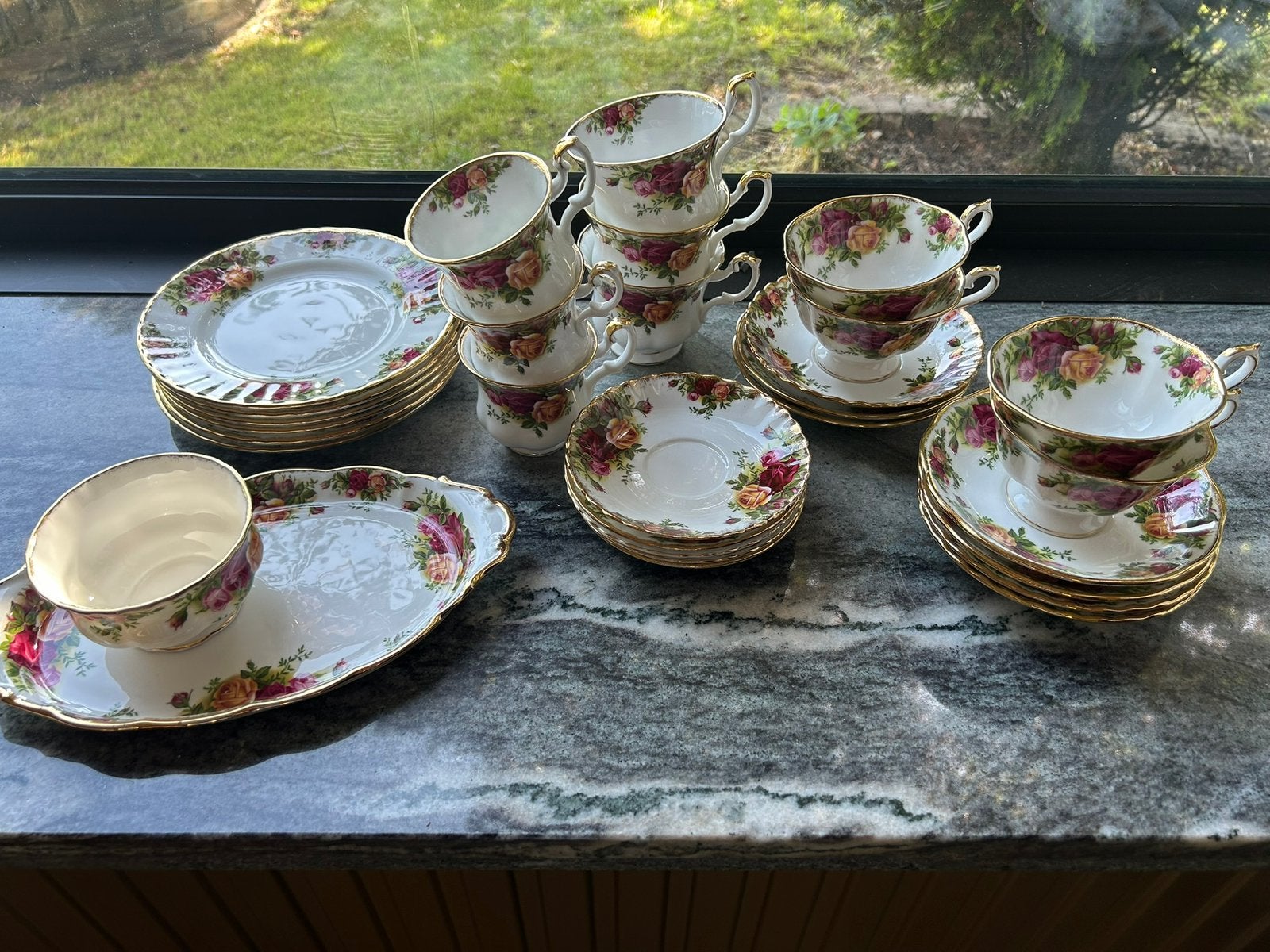Royal Albert Old Country servies 29 delig, Ophalen