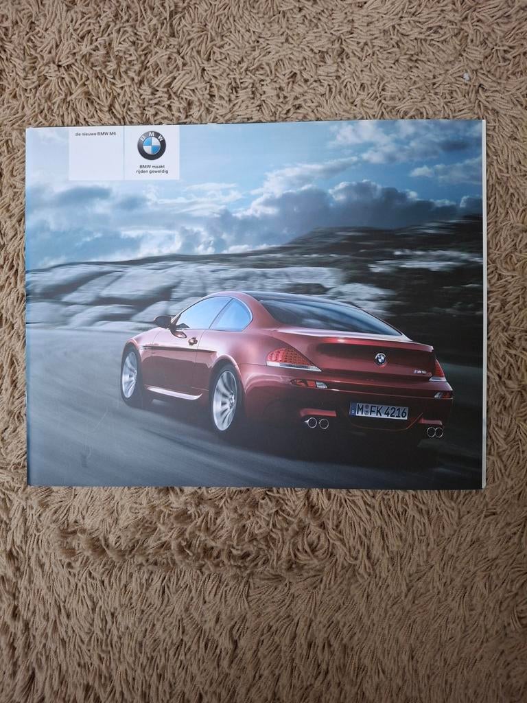 Autofolder BMW M6, Verzenden, Zo goed als nieuw, BMW