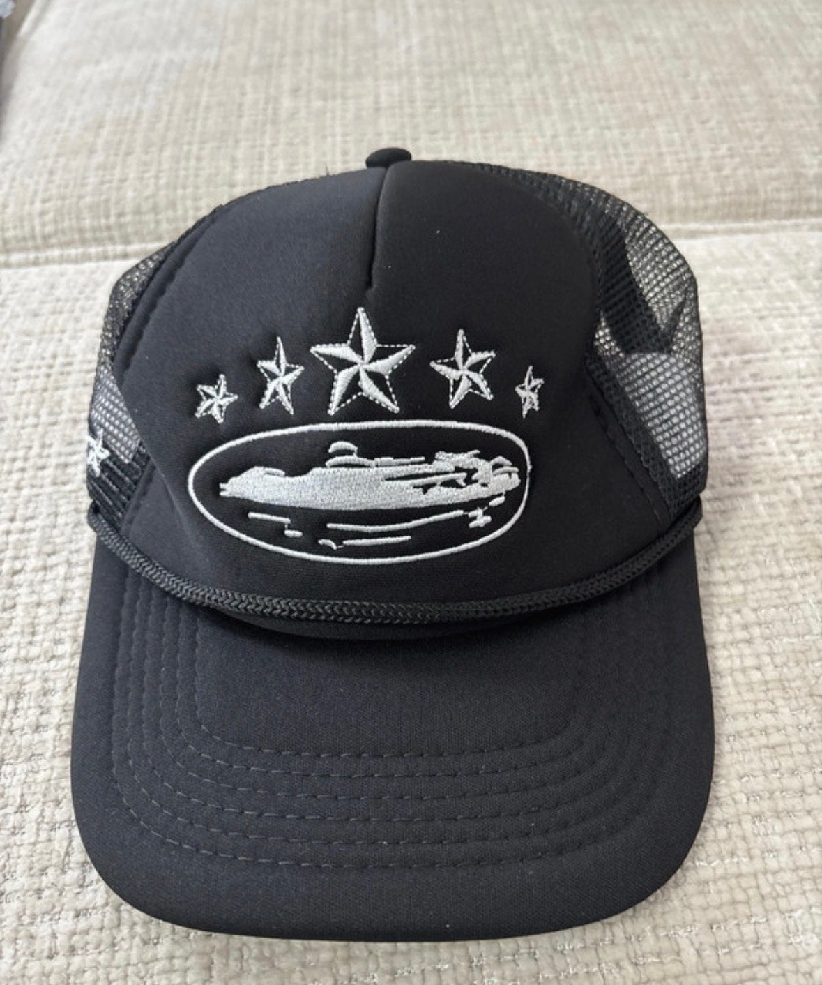 Black summer cap, Verzenden, Nieuw, One size fits all, Pet