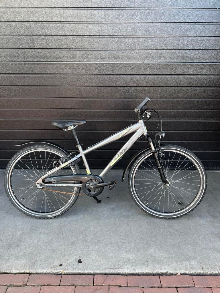 Flyke kinderfiets met 3 versnellingen - Gebruikt, Fietsen en Brommers, Ophalen, Gebruikt, Velgrem, Versnellingen