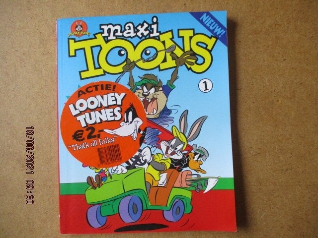 adv3598 looney tunes maxi toons, Eén stripboek, Ophalen, Gelezen