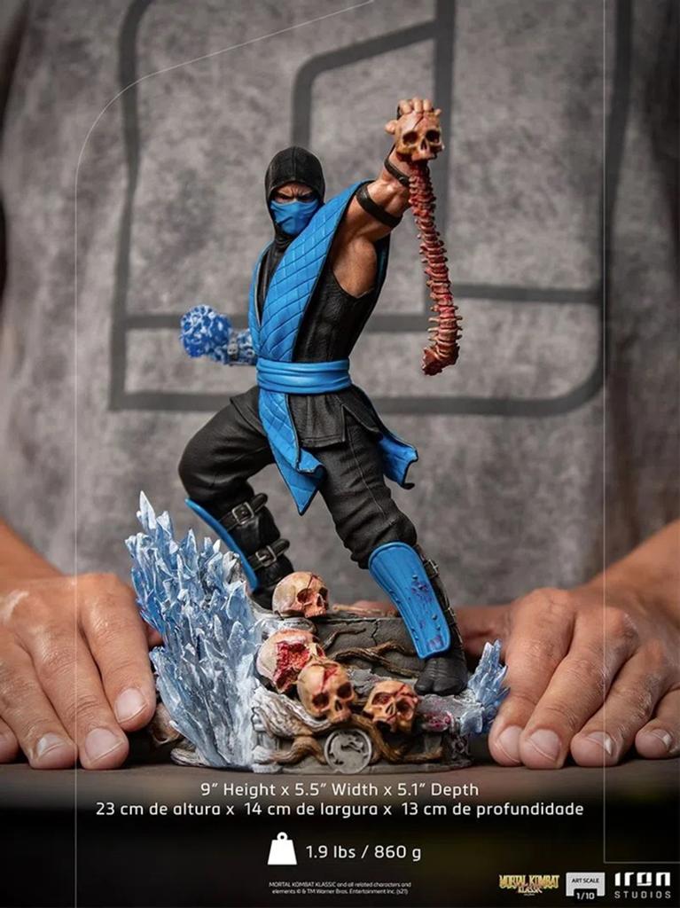 Iron Studios Sub-Zero Art Scale 1/10 - Mortal Kombat, Verzamelen, Ophalen of Verzenden