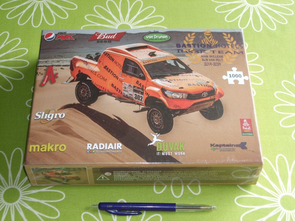 Nieuw in seal: Bastion Hotels team Dakar puzzel - 1000 st, Ophalen of Verzenden, 500 t/m 1500 stukjes, Nieuw, Legpuzzel