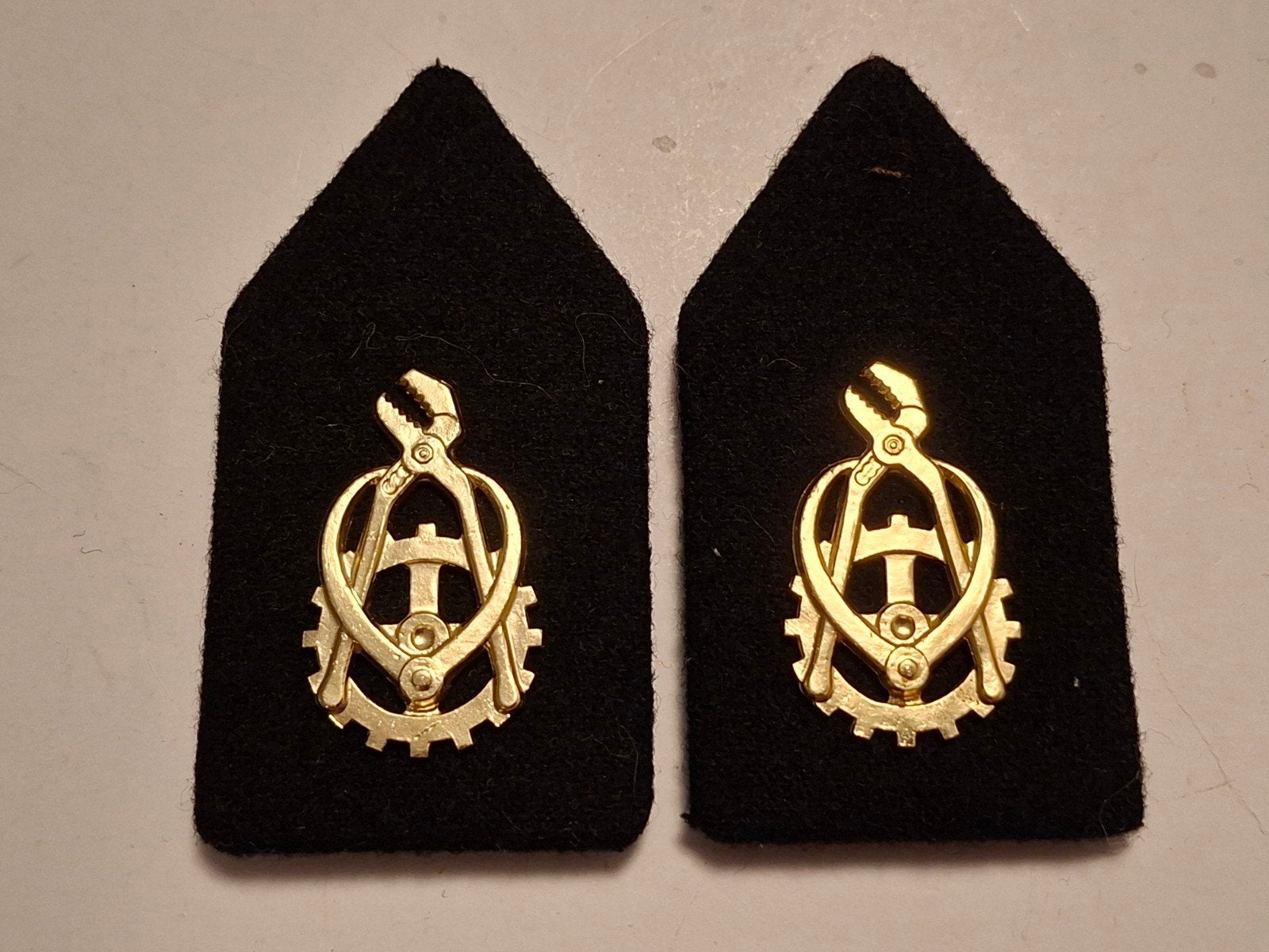 Setje kraagspiegels KTT kazerne tenue tropen TD, Verzamelen, Militaria | Algemeen, Ophalen of Verzenden, Landmacht, Nederland